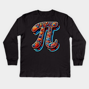 Pi number Kids Long Sleeve T-Shirt